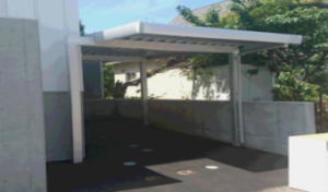 1台用カーポート　梁出し