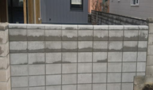普通ブロック塀