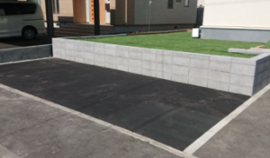 アスファルト舗装・塀工事