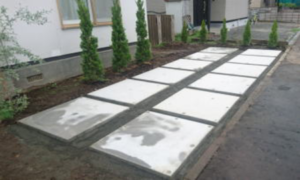 ドットペイブ駐車スペース