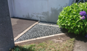 整地／防草シート／ビリ砕石