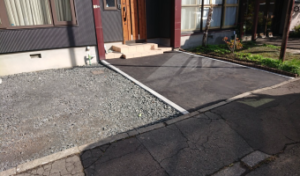 砕石／アスファルト舗装